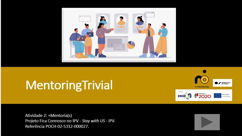 Capa del juego: "Mentoring Trivial".