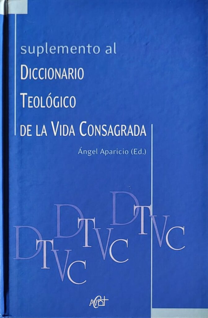 Portada del Suplemento al Diccionario Teológico de la Vida Consagrada,
